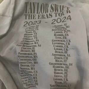 Gray Taylor Swift Tour Sweatshirt and long sleeve FROM CONCERT